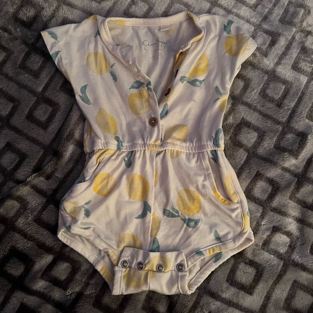 Jessica Simpson BabyGirl Lemon onesie